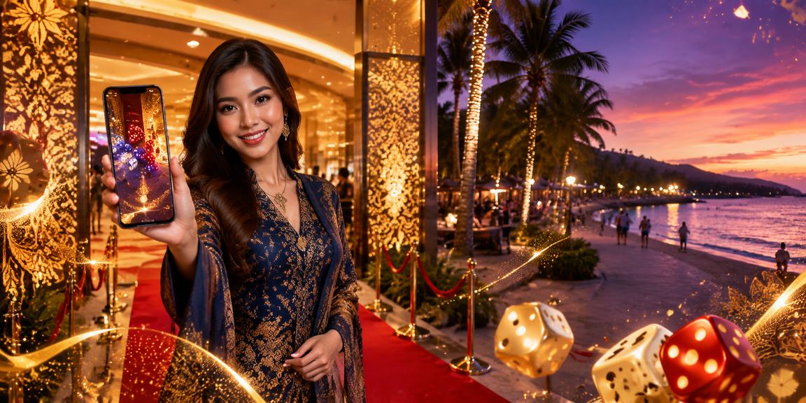 Permainan dadu di Langkawi yang menggambarkan hiburan kasino dalam talian melalui sglt2